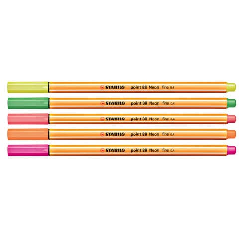 Fineliner Stabilo Point 88® 0,4 mm rosso neon 88/040
